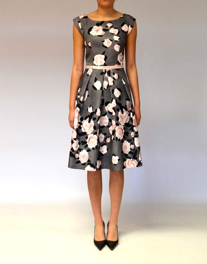 Aideen Bodkin grey flower dress 2015