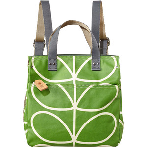 Orla Kiely Small Backpack Green