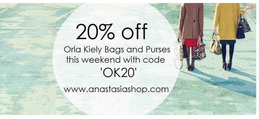 20% off Orla Kiely bags this weekend ! 