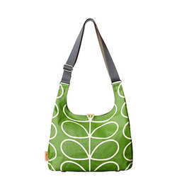 Orla Kiely Midi Sling Bag Green