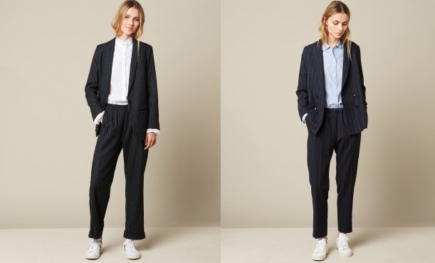 Hartford Woven Navy Jacket and Pants