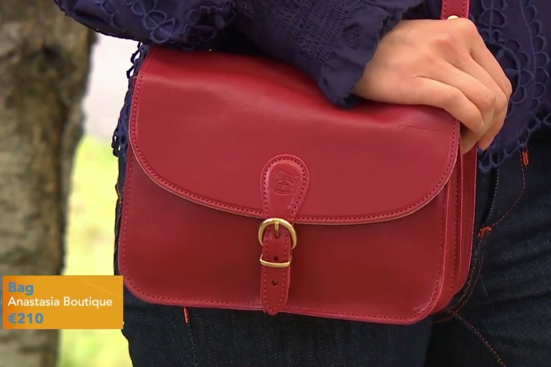 Il Bisonte Red Crossbody Bag